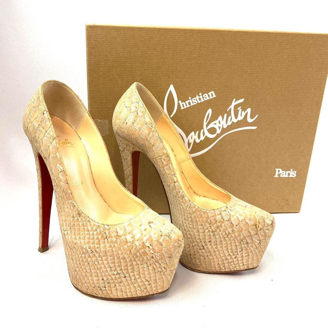 Christian Louboutin Cork Highness Pumps