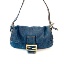 Load image into Gallery viewer, Fendi Denim Baguette
