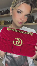 Load and play video in Gallery viewer, Gucci Red Velvet crossbody
