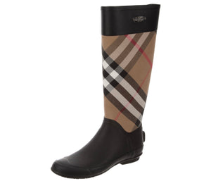 Burberry Nova Check Pattern Rainboots