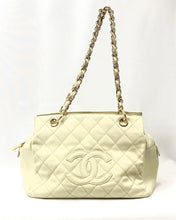 Load image into Gallery viewer, Chanel Quilted Caviar Leather Petit Timeless Tote
