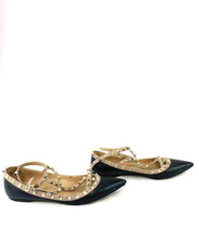 Load image into Gallery viewer, Valentino Garavani Rockstud T-Strap Flats
