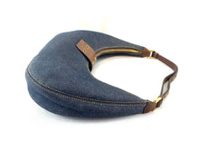 Load image into Gallery viewer, Christian Dior Half Moon Denim Bag
