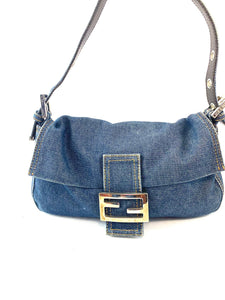 Fendi Denim Baguette