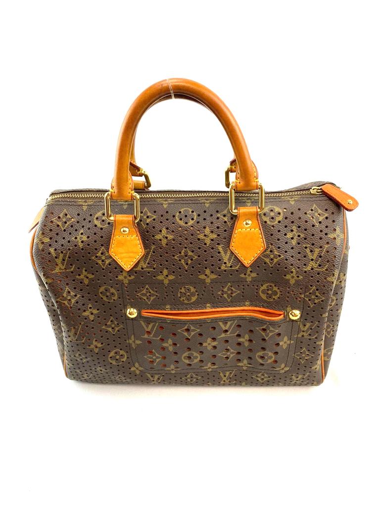 Louis Vuitton Limited Edition Perforated Speedy 25 – thankunext.us