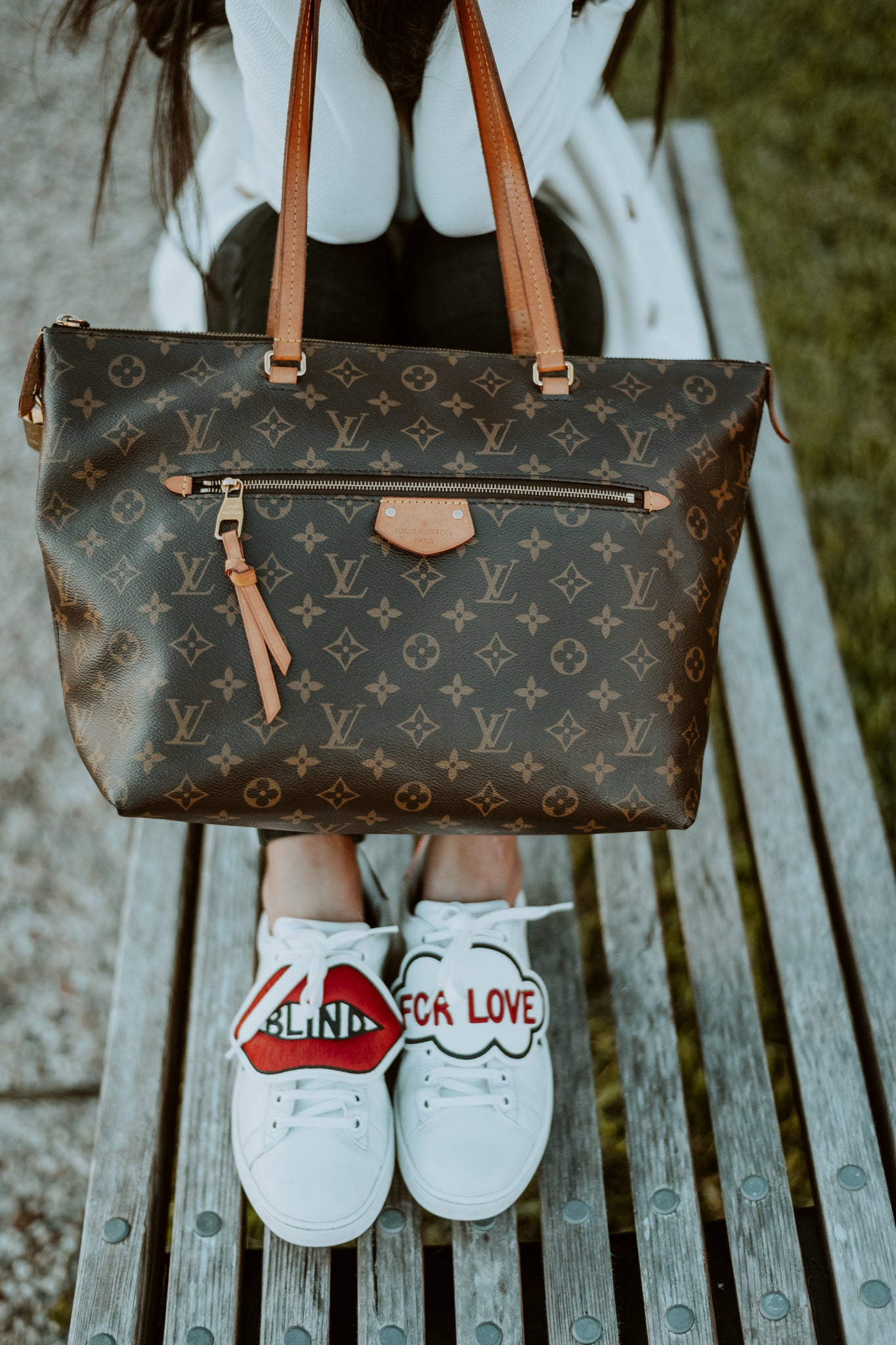 Louis Vuitton, Bags, Louis Vuitton Lena Mm Zip Tote In Monogram