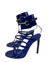 Load image into Gallery viewer, Gucci Blue Sandal Heel
