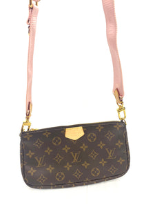 louis vuitton crossbody with pink strap