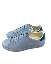 Load image into Gallery viewer, Gucci New Ace Blue Perforated Sneakers
