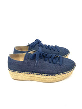 Load image into Gallery viewer, Prada Denim Espadrille
