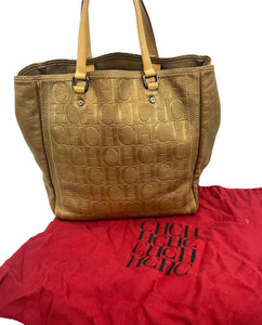 Carolina Herrera Gold Tote