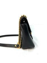 Load image into Gallery viewer, Gucci black GG Black Marmont Small Crossbody
