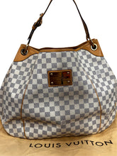 Load image into Gallery viewer, Louis Vuitton Galliera GM Damier Azur Shoulder Bag White
