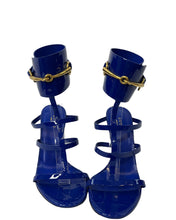 Load image into Gallery viewer, Gucci Blue Sandal Heel
