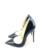 Load image into Gallery viewer, Christian Louboutin Black So Kate Patent 120 Pumps
