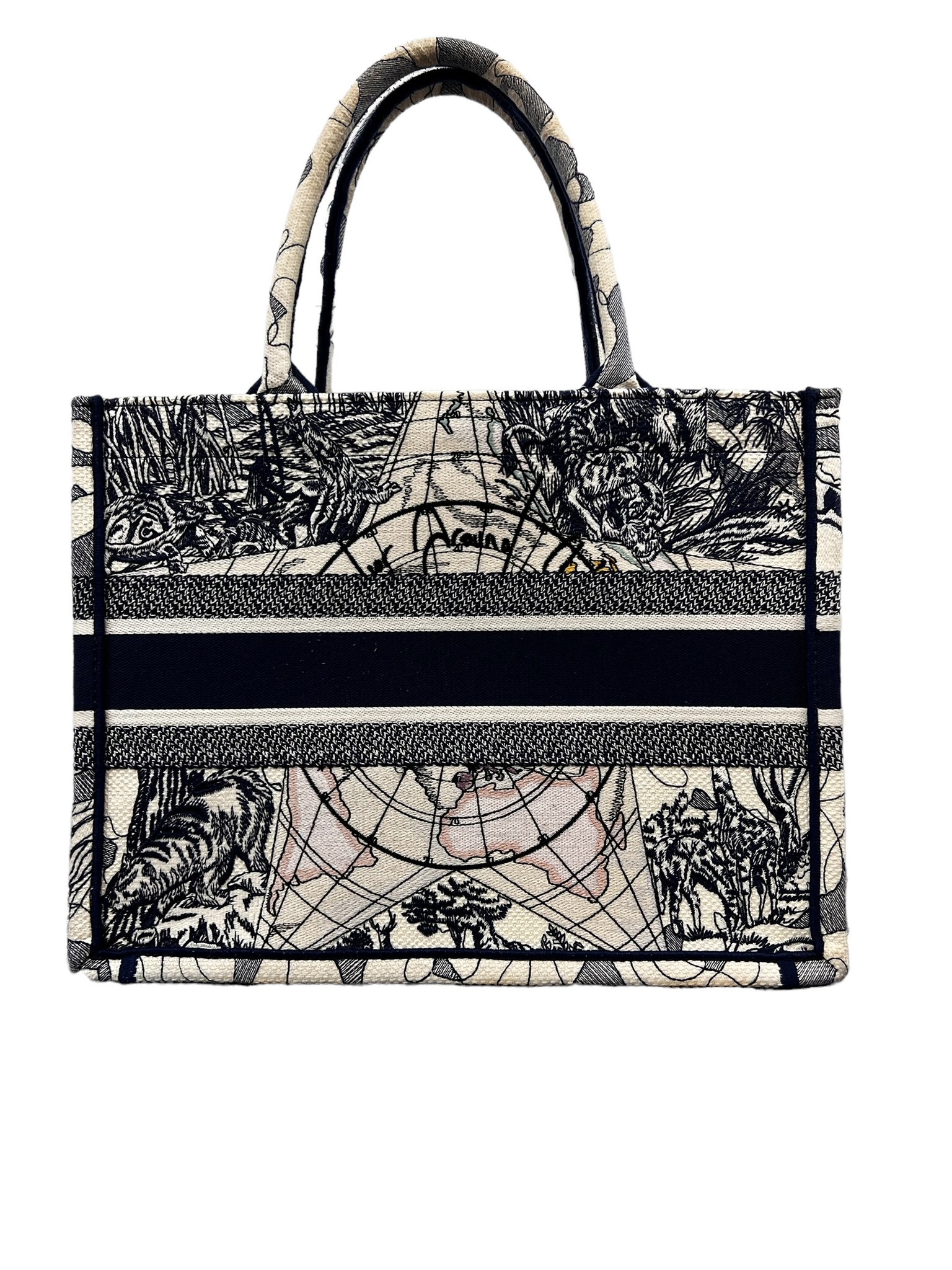 Dior Book Tote Toile De Jouy & Hermes