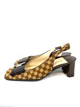 Load image into Gallery viewer, Louis Vuitton DE Pony Hair Sling Back Shoes
