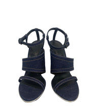 Load image into Gallery viewer, Bottega Veneta Denim Slingbacks
