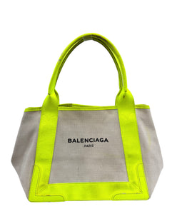 Balenciaga Cabas Tote Neon