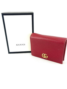 Gucci GG red wallet coin purse