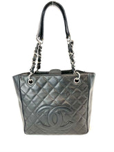 Load image into Gallery viewer, Chanel Caviar Petit Shopping Tote
