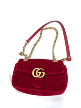 Load image into Gallery viewer, Gucci Red Velvet crossbody
