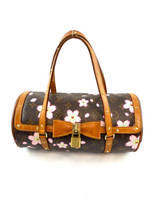 Louis Vuitton by Takashi Murakami Papillon Cherry Blossom shoulder