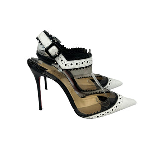 Christian Louboutin Chouette Black and white