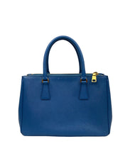 Load image into Gallery viewer, Prada Galleria Saffiano Blue Leather Bag
