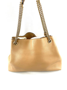 Gucci Soho Hobo Nude Leather Shoulderbag