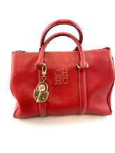 Load image into Gallery viewer, Carolina Herrera Red Handbag
