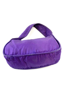 Prada Purple Nylon Handbag