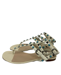 Valentino Garavani RockStud Sandals white