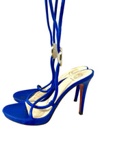 Load image into Gallery viewer, Versace Blue Heels
