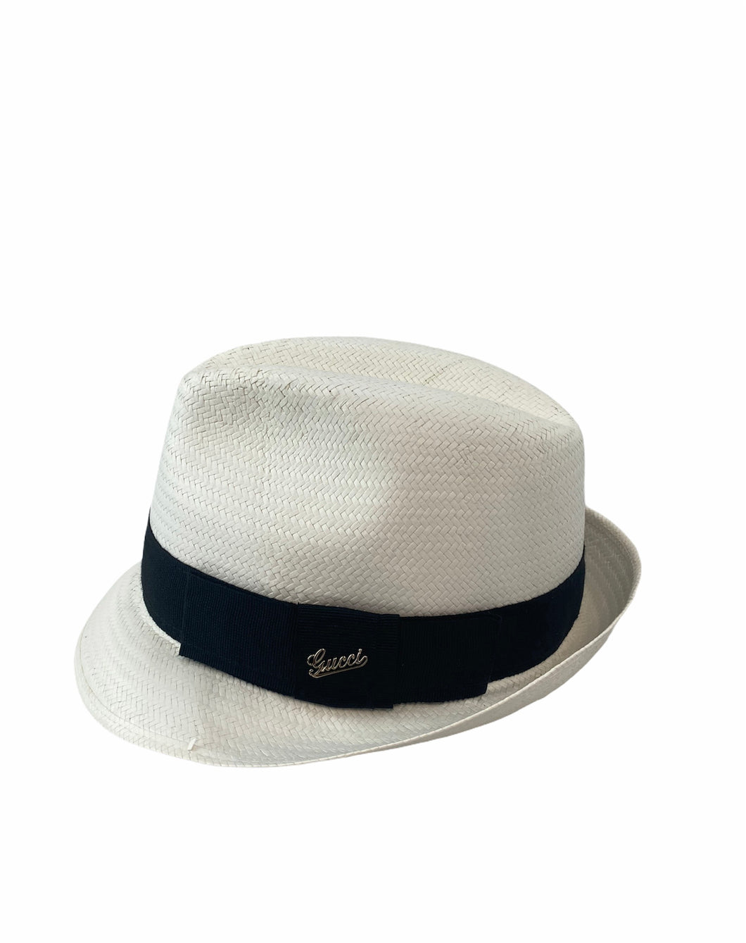 Gucci Straw Fedora Hat