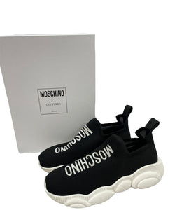 Moschino Black Slip On Sneakers Black