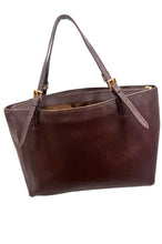 Load image into Gallery viewer, Tory Burch Chocolate Brown Buckle Tote
