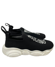 Load image into Gallery viewer, Moschino Black Slip On Sneakers Black
