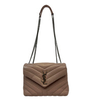 Load image into Gallery viewer, YSL LOULOU SMALL CHAIN BAG IN MATELASSÉ &quot;Y&quot; LEATHER
