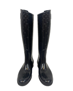 Louis Vuitton Black Monogram Rainboots