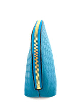 Load image into Gallery viewer, Gucci Blue Guccissima Cosmetic Bag
