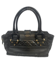 Load image into Gallery viewer, Burberry Leather Quilted Black Manor Bag
