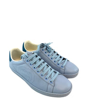 Load image into Gallery viewer, Gucci New Ace Blue Perforated Sneakers
