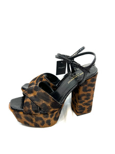 YSL leopard heel