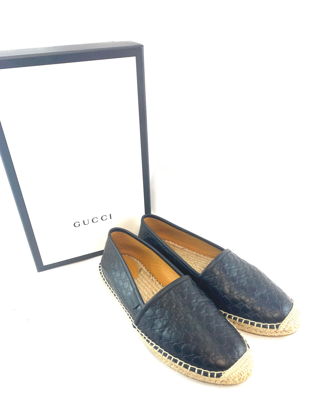 Gucci Guccissima Black Espadrilles