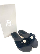 Load image into Gallery viewer, Chanel Black Clogs Sandals
