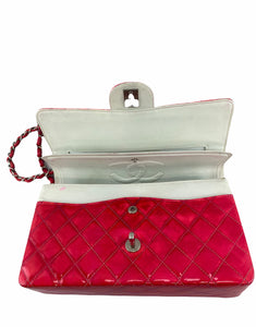 Chanel Red Patent Flap Bag