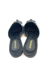 Load image into Gallery viewer, Chanel Camellia Flower Mules
