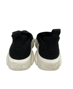 Moschino Black Slip On Sneakers Black