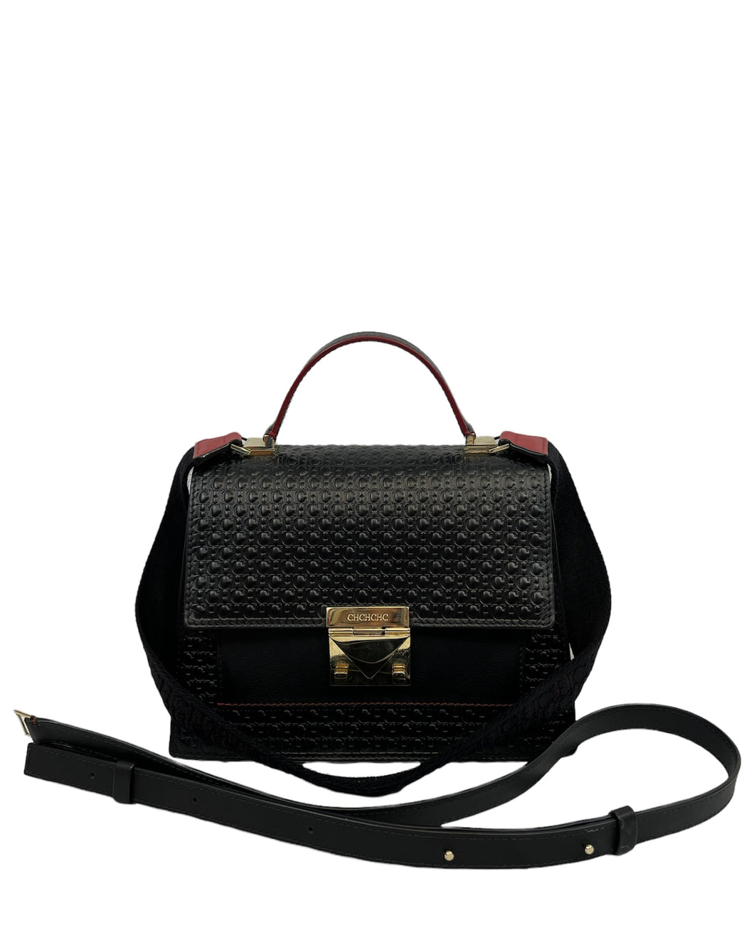 Carolina Herrera Black monogram Crossbody